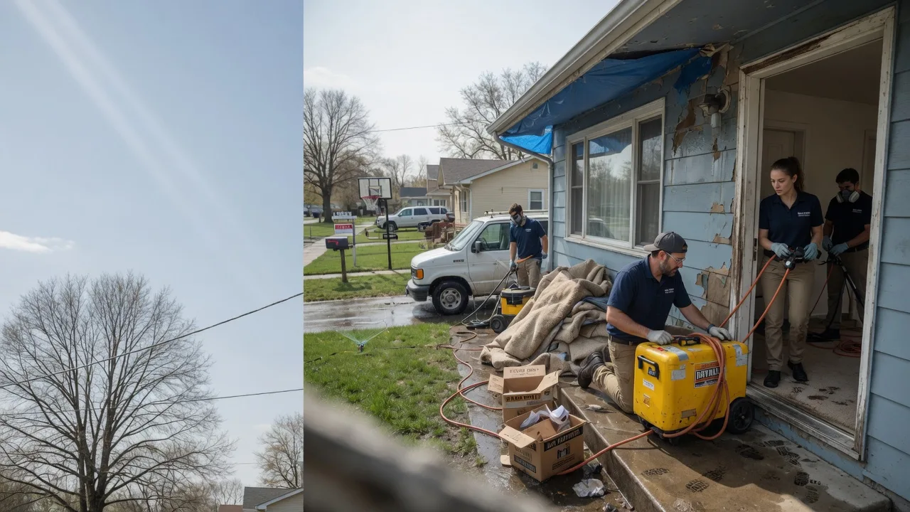 Basement Flood Cleanup in Alex, OK near me